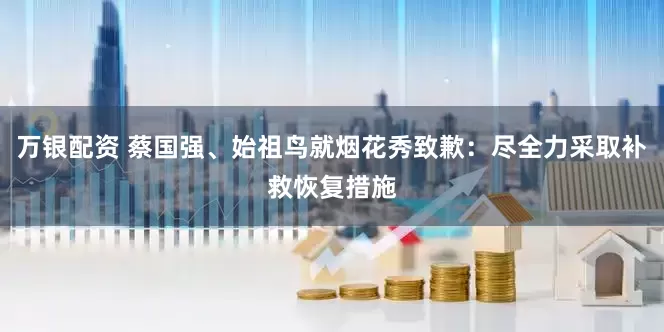 万银配资 蔡国强、始祖鸟就烟花秀致歉：尽全力采取补救恢复措施
